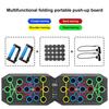 Foldable Push-up Board with Anti-Slip Grips Smart Counter Strong Load-bearing Push-Up Bar Abdominal Muscle Training Equipment