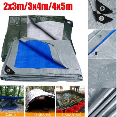 Large Waterproof Tarp Thick Tarpaulin Ideal for Canopy Tents Boats RV Pool Covers Multipurpose Protective for Indoor Outdoor Use