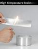 Aluminiumfolie Hochtemperatur-Klebeband Selbstklebend Wasserdicht Fettabweisend Feuchtigkeitsbeständig Aufkleber Klebebänder für Arbeitsplatten Küche