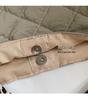 Damen Argyle Baumwollgepolsterte Tragetasche — Große Kapazität Herbst/Winter Schultertasche