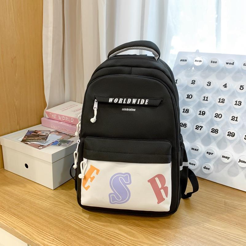 New girl cute backpack junior high school student small backpack college student backpack large capacity schoolbag