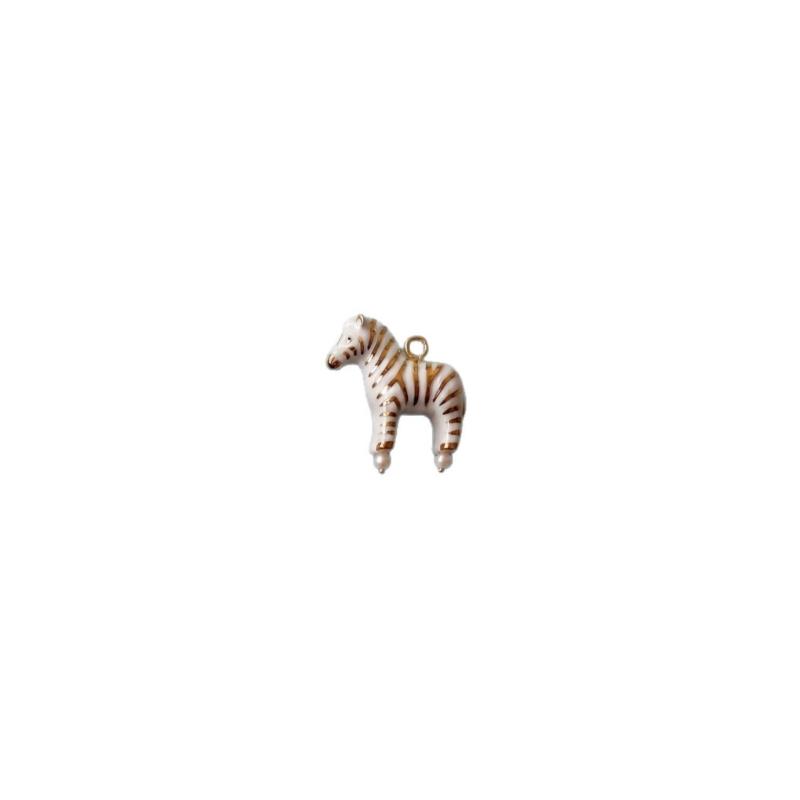 Animal Pendant Charms Painted Lion Elephant Raccoon Non-Fading Jewelry Accessories for DIY Bracelet Necklace Gifts D