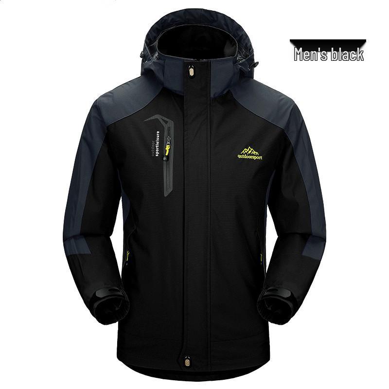 Unisex Outdoor Windproof Jacket - Single Layer, Lightweight, Waterproof Sportswear for Couples
