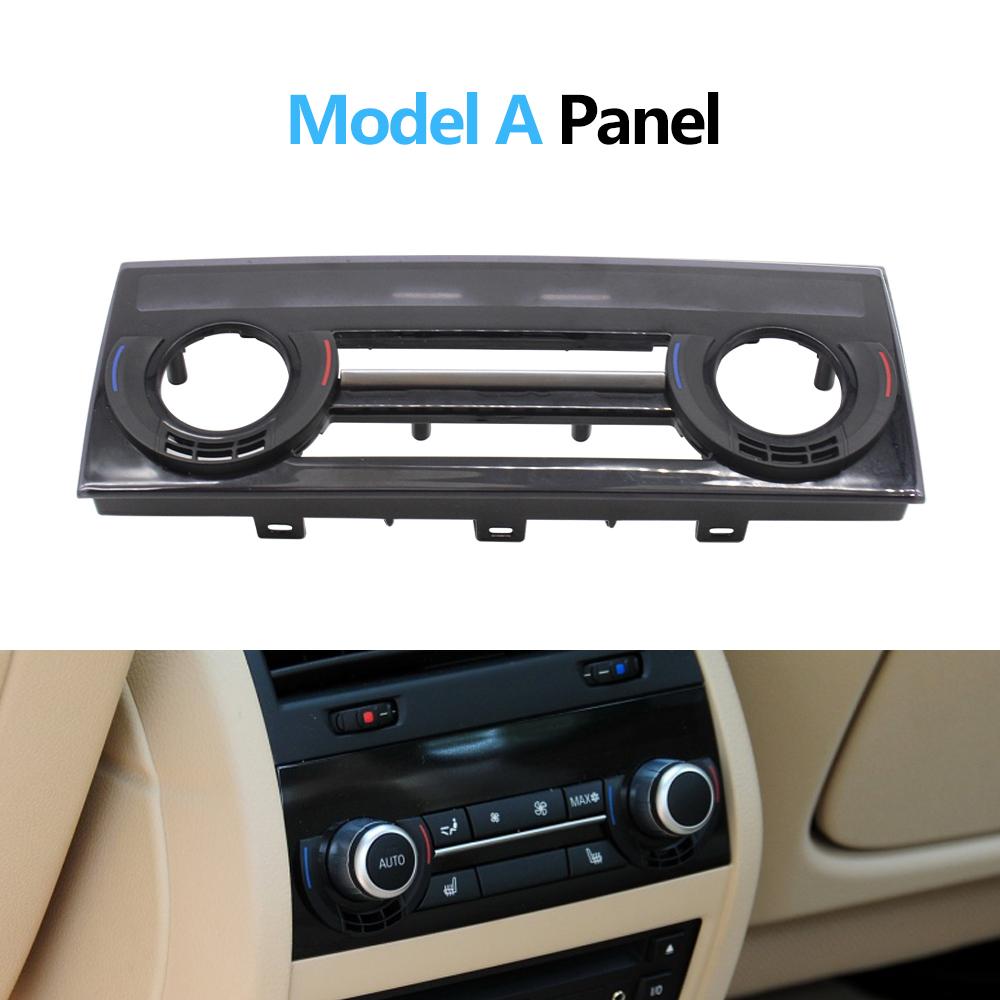 Car Air Conditioning Rear AC Switch Button Panel Control Frame Cover Trim For BMW 5 6 7 X5 X6 Series F10 F11 F06 F07 F01 F02