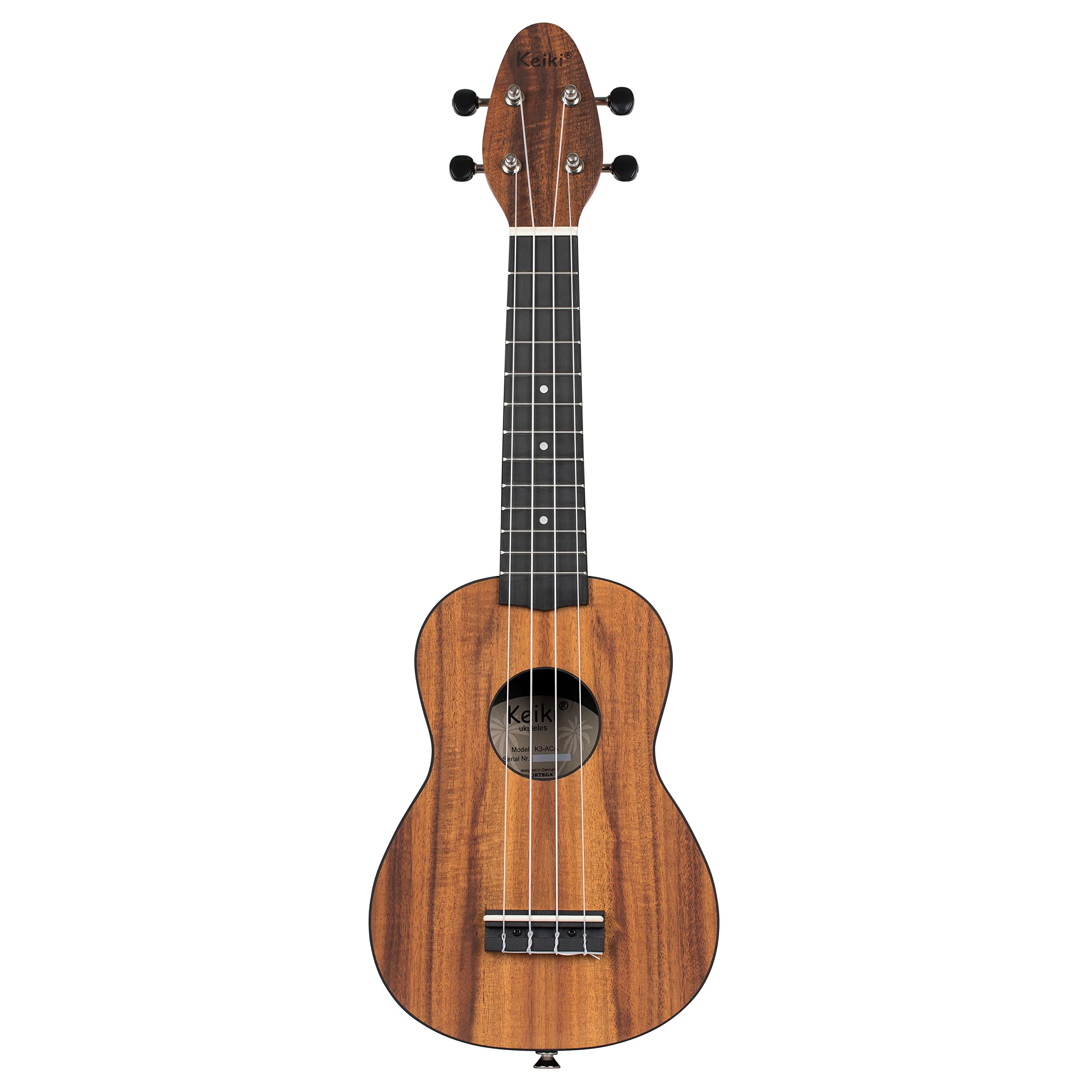 

ORTEGA Ukulele Set Keiki Ukulele Acacia Resin Body Soprano Bag Top/ABS K3-ACA (Tuner/5 Straps/Pick/Special Included) [Acacia]