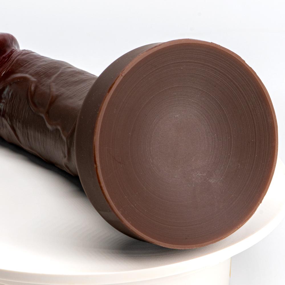 Black Mushroom Head Double Liquid Silicone Artificial Penis Makeup Female Masturbator Thick Long Vacation Penis Adult Sexual Supplies