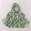 New Bubble Chiffon Butterfly Rhinestone Long Scarf For Women Ethnic Style