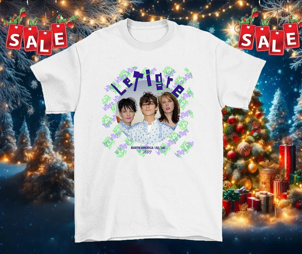 

Le Tigre Band Tour North America EU UK 100% Cotton TShirt Full Size AL772 Unisex T-Shirt M
