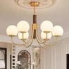 Modern living room, restaurant, American style chandelier, simple and fashionable home designer, French style chandelier