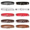Square Bead Rivet Belt Metal Pyramid Belt Men'S And Women'S Belt Punk Hardware Jeans Belt