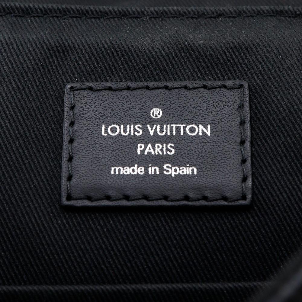 Louis Vuitton District PM Shoulder Bag N41028 Black Damier Grafitto Canvas Mens Used