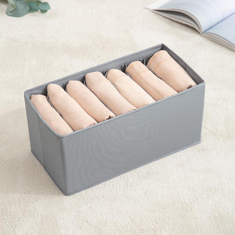 Oxford Cloth Storage Bin With Dividers For Closet And Bedroom Organization
