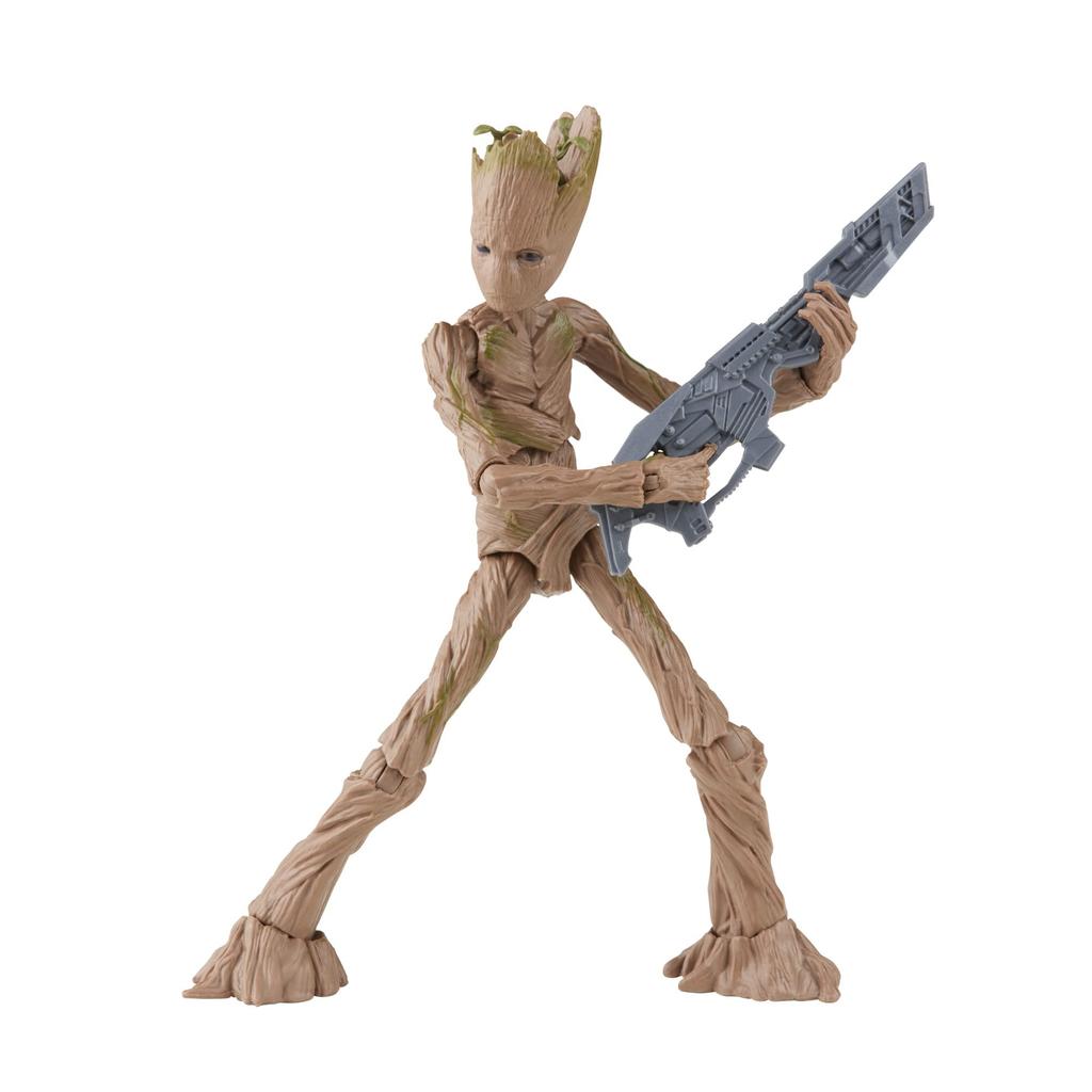MARVEL Marvel Legends Series Thor: Love and Thunder Groot F1410 Authentic 6-inch (15cm) Action Figure with 4 Build-a-Figure Accessories