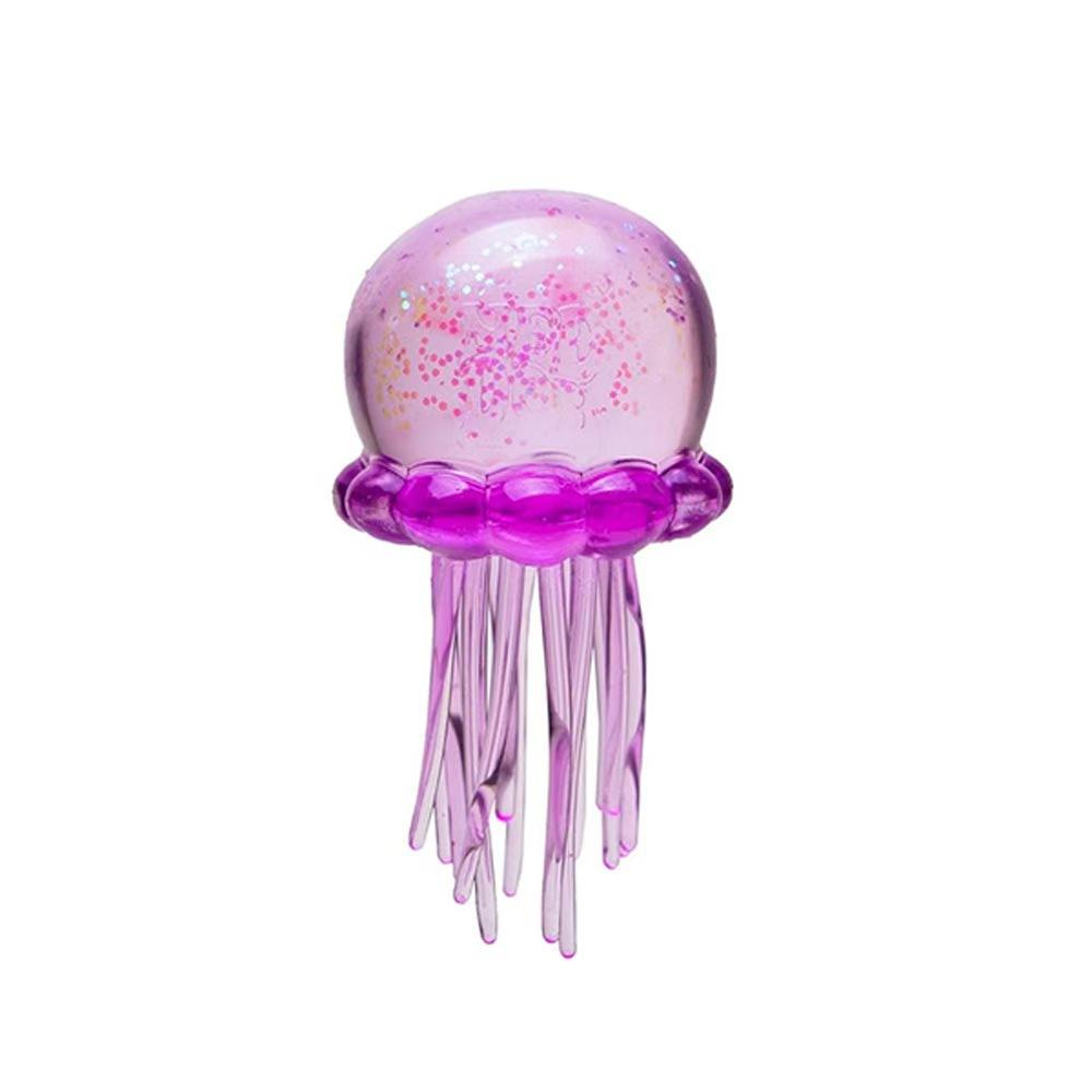Glitzer-Quallen-Squishy-Spielzeug, Weiche Quetsch-Stressabbau-Fidget-Spielzeuge für Kinder, Ideal für Schreibtischdekoration und Angstlinderung