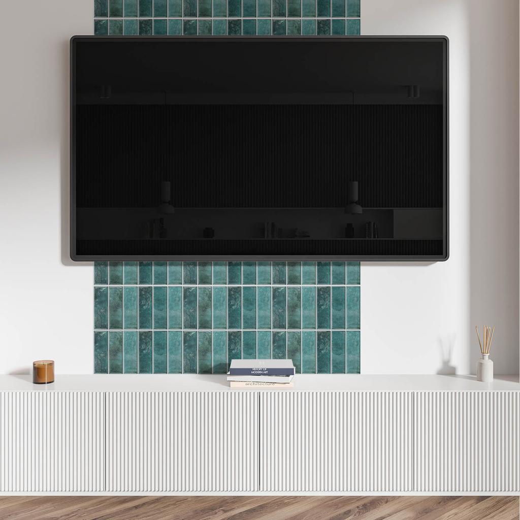 Self-Adhesive Vinyl Tiles With Print Chic Rectangular Tiles 9x30x30 Cm