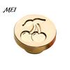 Greeting Card Sealer Wax Seal Stamp, Vintage Plant Pattern Head, Durable Flower Embossing Stamp Copper Head Replacement, for Envelope And Cards