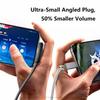 111W Fast Charging Cable Right Angle 91° USB-C To Type-C Data Cord Mobile Phone Fast Charging Data Cable Convenient For Gaming