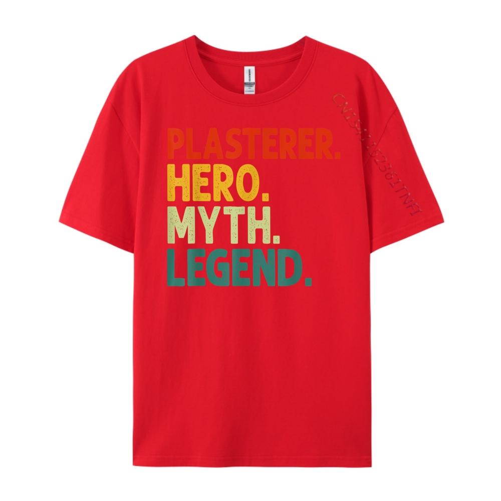 

Funny Plasterer Wholesale Tshirts 100 Pcs Vintage Street Mens Clothing High Quality Men s T-Shirt T Shirt for Men Classic S