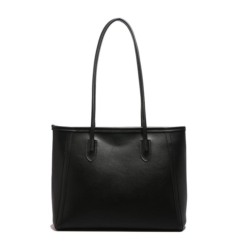 Simple and versatile bag women's large-capacity autumn and winter casual shoulder bag popular commuter tote bag