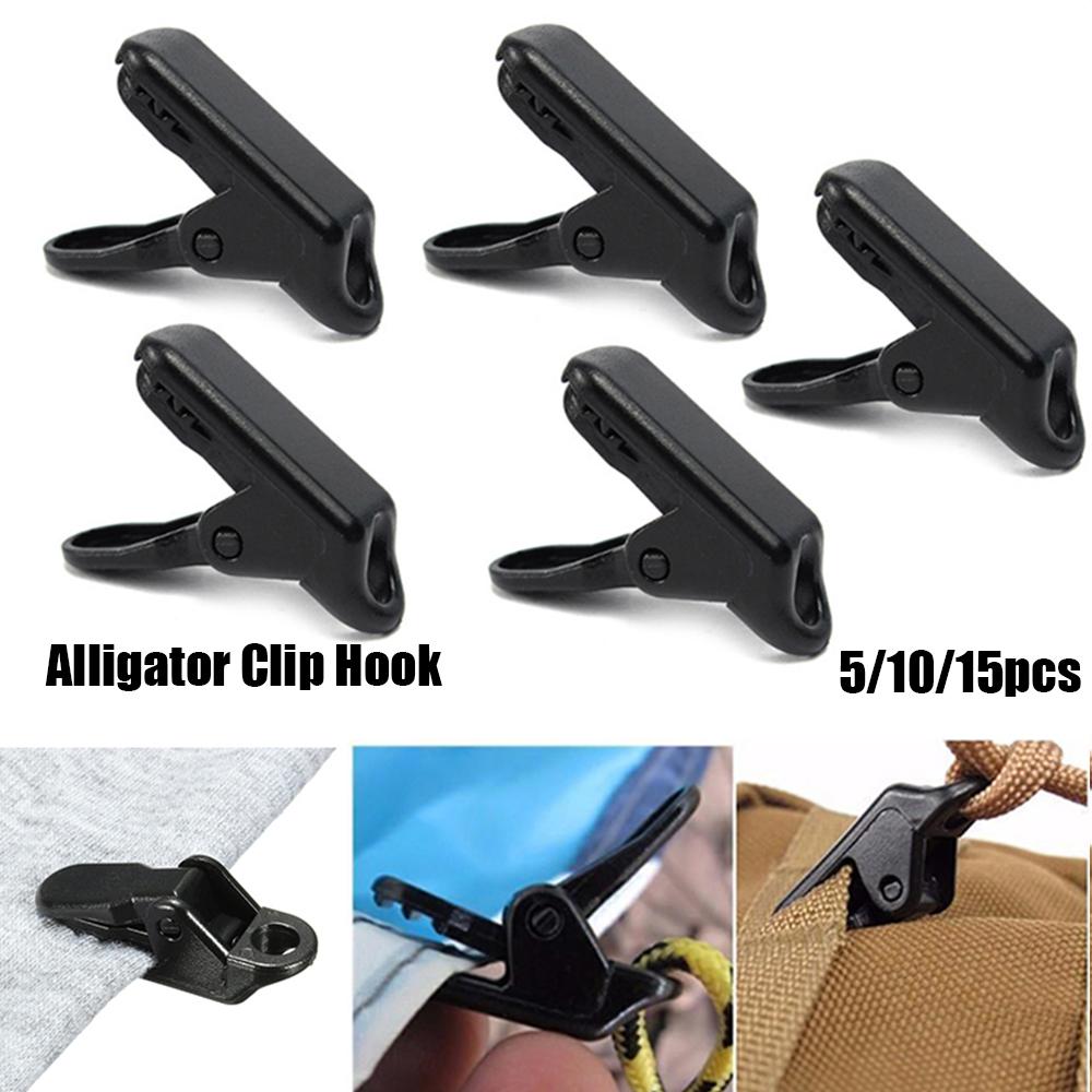 anchor gripper outdoor camps kit Tents Accessories canvas Tighten tool tarp clips Alligator Clip Hook Camping Tent Holder