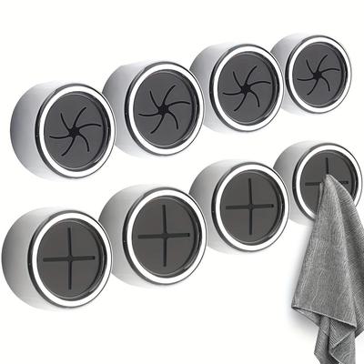 1pc Towel Hooks Fashion Self-Adhesive Wall Mount Towel Hooks No-Drill Towel Racks,Kitchen Bathroom Towel Holder