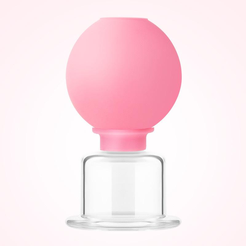 1Piece Silicone Vacuum Facial Cupping Pumping Type Dampness Tightening Face Dialing Tendon Plucking Cupping Scraping