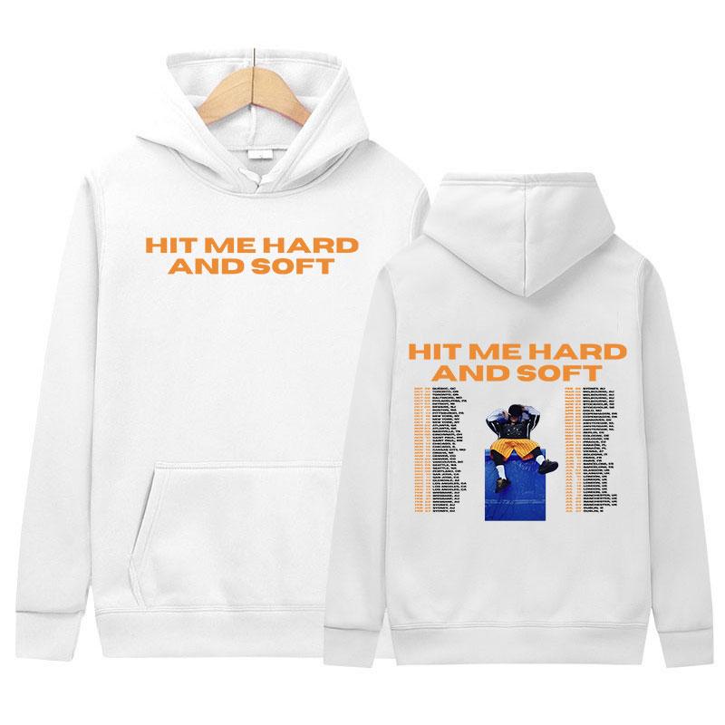 Hit Me Hard and Soft 2024 Tour Hoodie Men's Hip Hop Fashion Pullover Sweatshirt Man Gothic Vintage Oversized Hoodies Streetwear