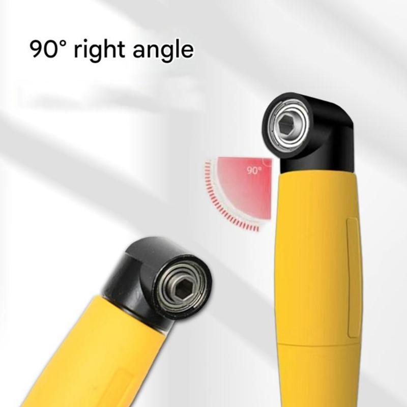 Right Angles Drill Extension Tool with Ergonomic Designs, Angled Bit Holder For Efficient Fastening In Narrow Space