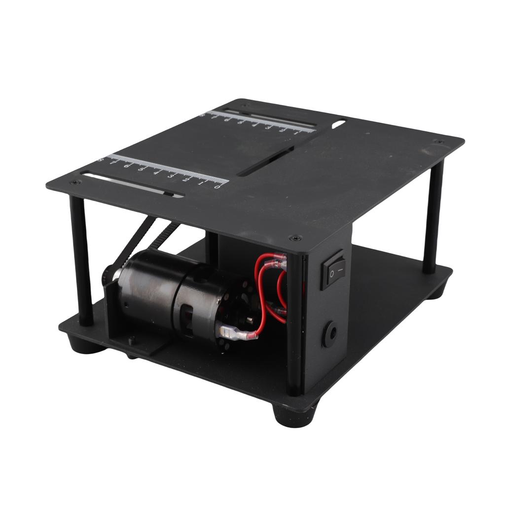 Multi Functional Table Saw Mini Desktop Saw Cutter Electric Cutting Machine with Saw Blade Grinding Wheel Adjustable