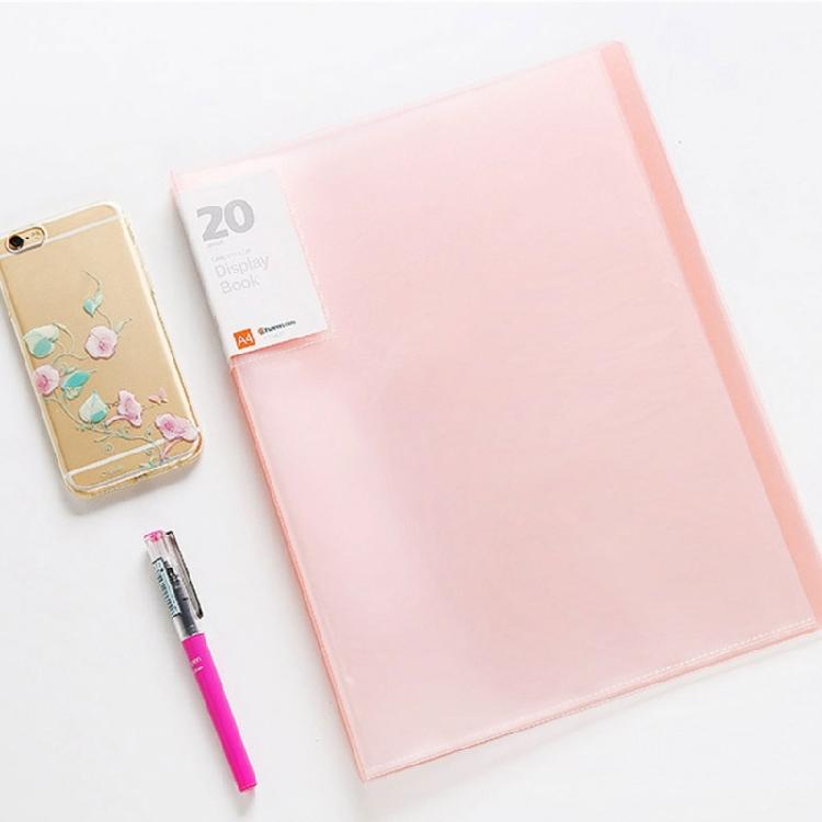 A 4 Clear Test Papers Organizers 80 Pages File Folder Large Capacity Storage Folder Document Bag