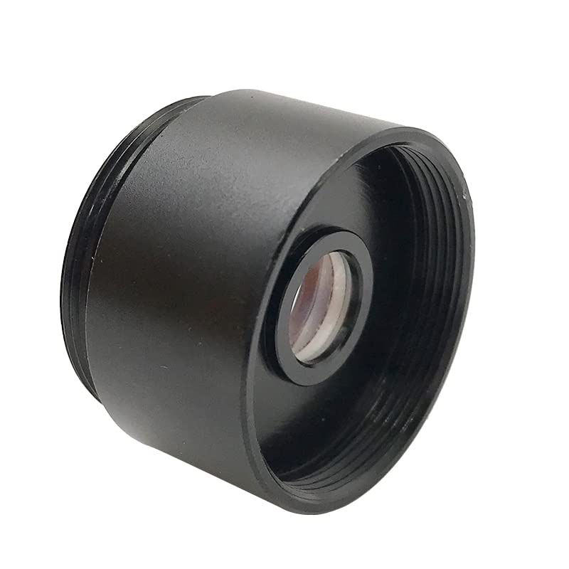 Laboratory Microscope Equipment 2X Microscope Relay Lens Mount Adapter Lens for Industrial Extends Working Microscope Accessory C-to-C Teleconverter,