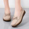 Mocasines Zapatillas Ligeras de Cuero Genuino para Mujer Zapatos Planos Suaves Antideslizantes Mocasines Estilo Nuevo Slip On Zapatos Casuales Bean