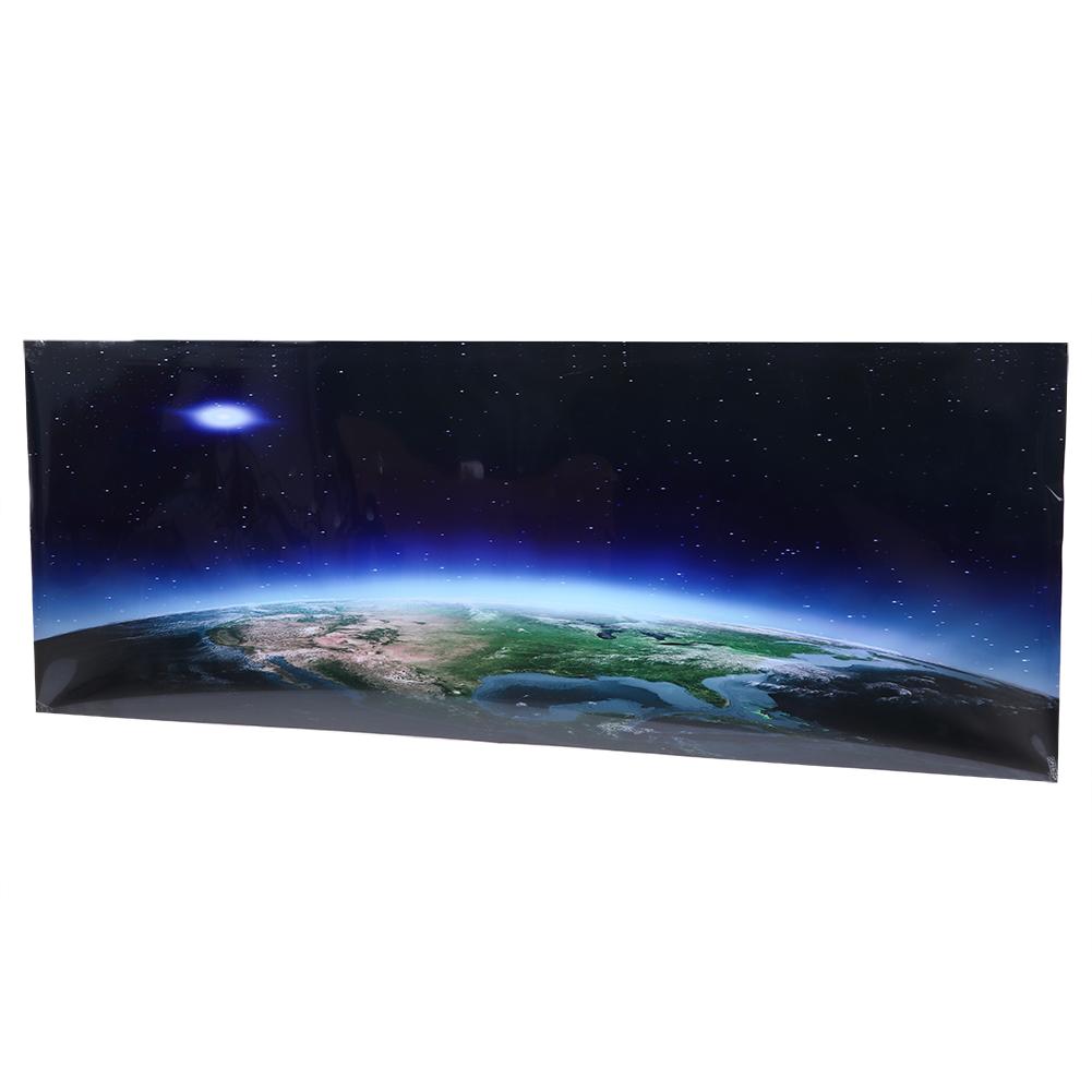 Aquarium Fish Tank Background Poster Decoration PVC Sticker Landscape Image(91*50cm)