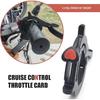 MLY 1 PC Motorcycle Cruise Control Assist, Adjustable Motorcycle Throttle Lock, Non-Slip Throttle Lock Clamp, Universal Throttle Lock Cruise Control