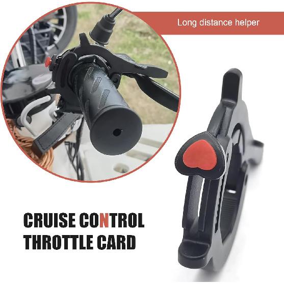 MLY 1 PC Motorcycle Cruise Control Assist, Adjustable Motorcycle Throttle Lock, Non-Slip Throttle Lock Clamp, Universal Throttle Lock Cruise Control