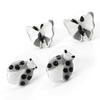 NOA [I4790] - Designer Earrings Duo 'Vahiné' Black White