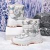 Children's Non-Slip High-Top Winter Snow Boots - Warm, Cute, Stylish for Girls