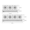Aquarium Cooling Fan for Fish, Shrimp, & Water Plant Tanks - Silent Operation