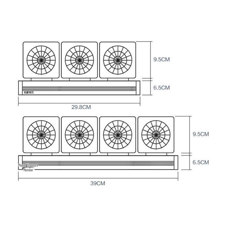 Aquarium Cooling Fan for Fish, Shrimp, & Water Plant Tanks - Silent Operation