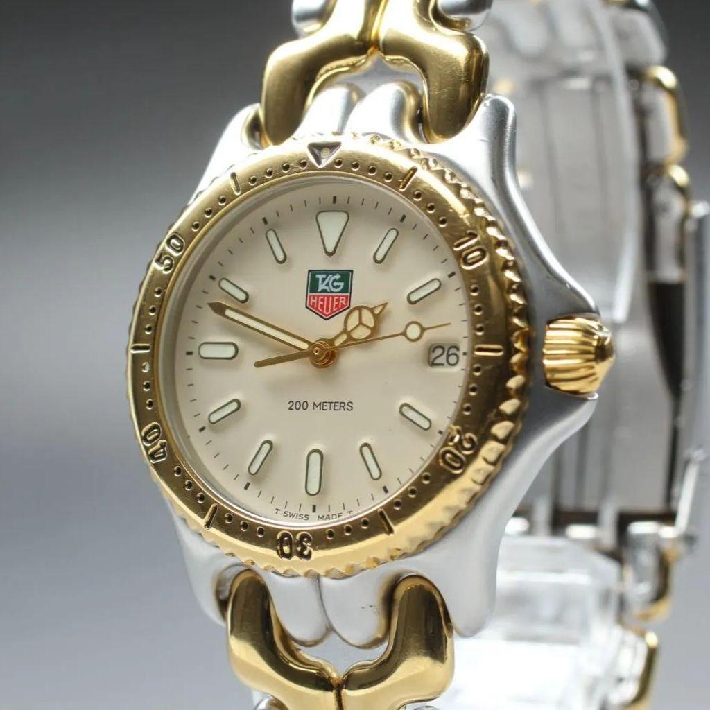 Used TAG HEUER Professional Cell 95.713M SS/GP Quartz Men's Watch