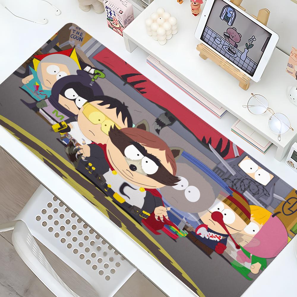 Tappetino Mouse TV S-SouthS P-ParkES Tappetino Mouse da Gioco Bordo Bloccato Grande per Computer Giocatore Grande in Gomma Tappetino Mouse Artistico Tappetino Fresco per Scrivania Laptop