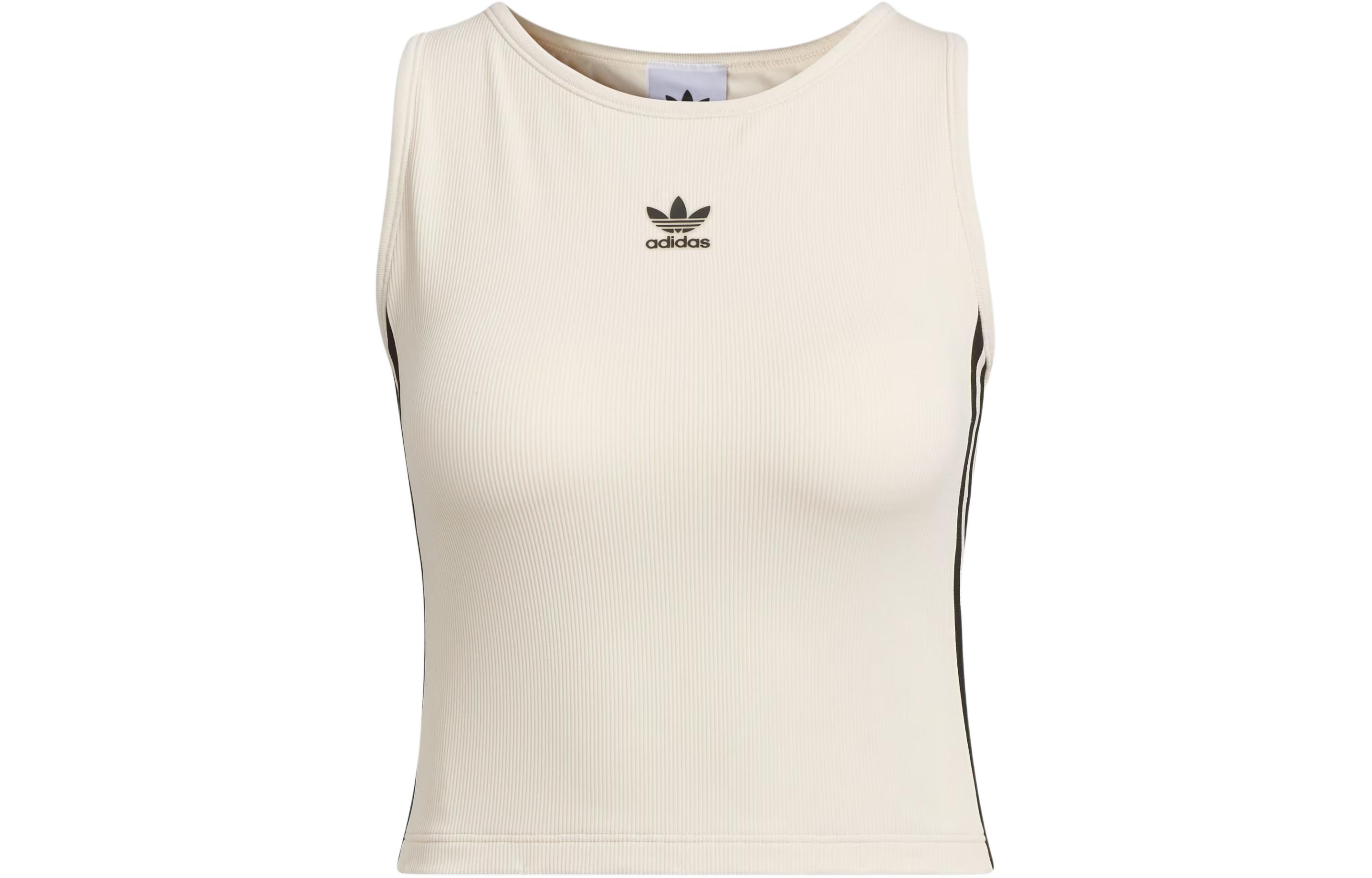 Adidas Originals 3 Stripes Tank Top Women s Wonder White JI6861 M