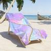 Colourful Mermaid Tail Art Towel Sports Quick Dry Travel Camping Gear Sandproof Soft Light Large Beach Towel