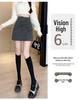 Irregular Sequins High-Waist Black Bodycon Woolen Mini Skirt for Women - Autumn/Winter 2025 Collection