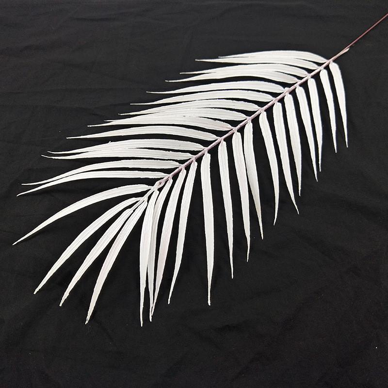 Iron Artificial Tree Leaves Rubber Realistic Greenery Wedding Photo Decor Props