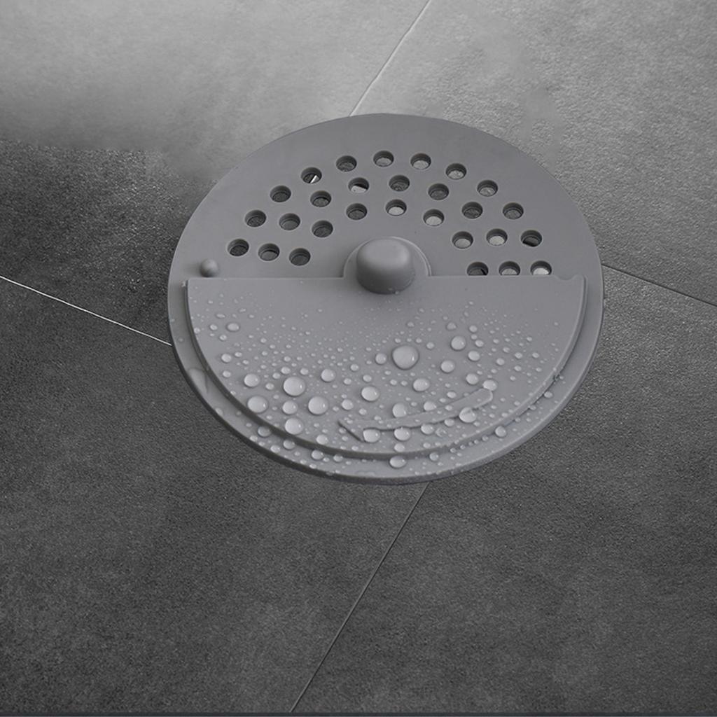 Tampa de Ralo de Chão TPR Coletor de Cabelo Desodorizante Versátil Tampa de Ralo de Chão Portátil para Banheiro Cozinha