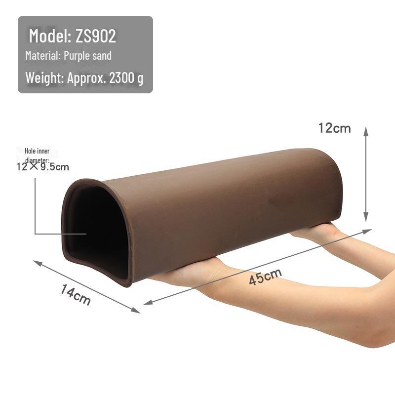 Purple Sand Ceramic Fish Tank Decor - Large, Medium & Small Rock Tiles