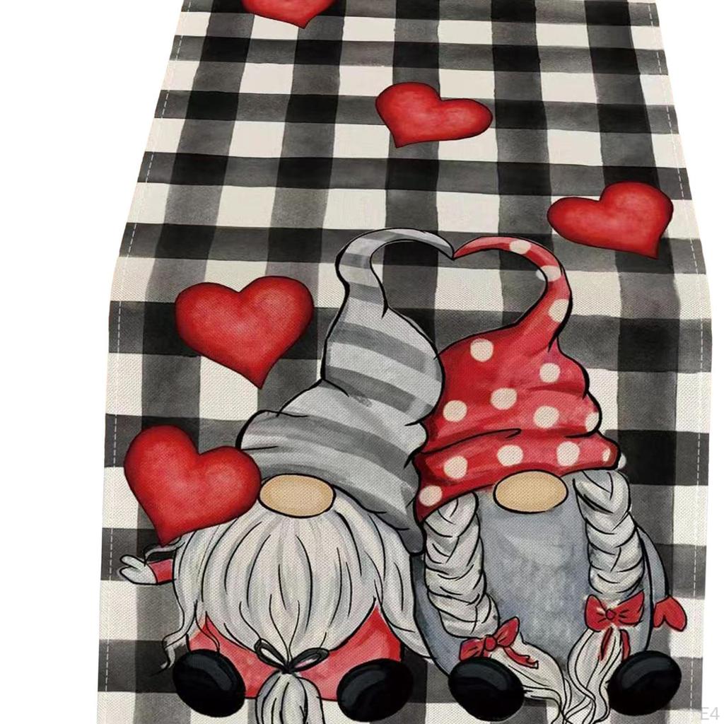 Elegant Valentine's Day Table Runner for Wedding And Christmas Decor