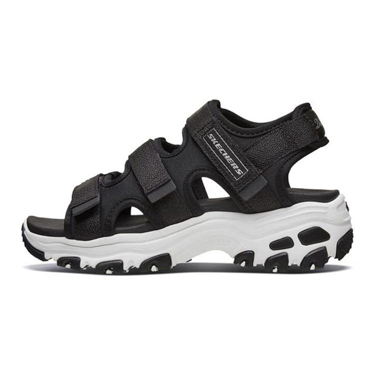 (GS) Skechers D lites Shoes Black White Kids 998213L-BLK EU 27.5