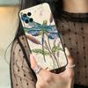 Luxury Dragonfly Case For Oppo A16 A76 A96 A17 A18 A60 A80 A40 A38 A58 A78 A98 A94 A74 A54 A15 A57 A77 A5 Pro